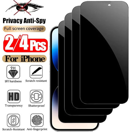 Privacy Tempered Glass iPhone Screen Protector