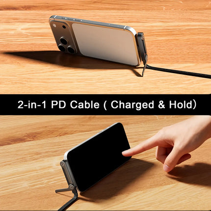 2-in-1 Holder Charger Cable 240W