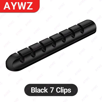 Adhesive Cable Holder Clips – Desk & Nightstand Wire Organizer
