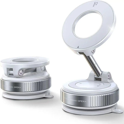 360° Magnetic Suction Car Phone Mount – MagSafe, Foldable, Multi-Surface
