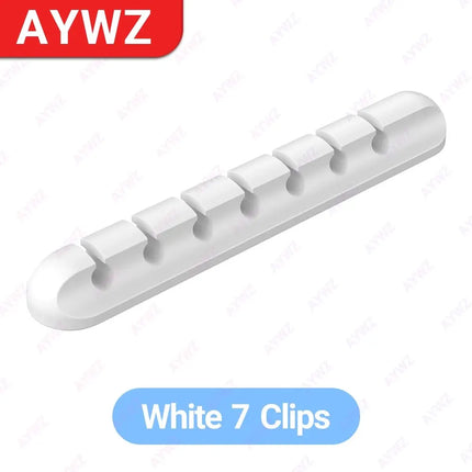 Adhesive Cable Holder Clips – Desk & Nightstand Wire Organizer