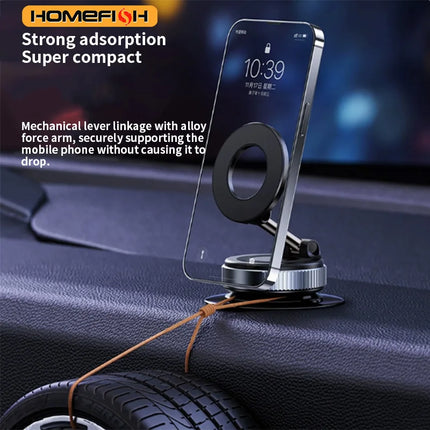 360° Magnetic Phone Holder – N52 Tri-Axis Mount for Car, Desk & Wall