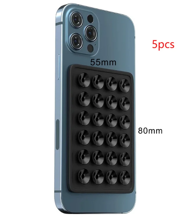 Silicone Suction Pad Phone Holder – Stick Your Phone Anywhere