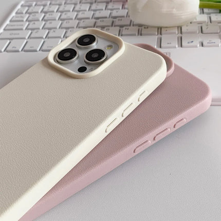 Leather-Texture Shockproof iPhone Case – Soft TPU, iPhone 11–17