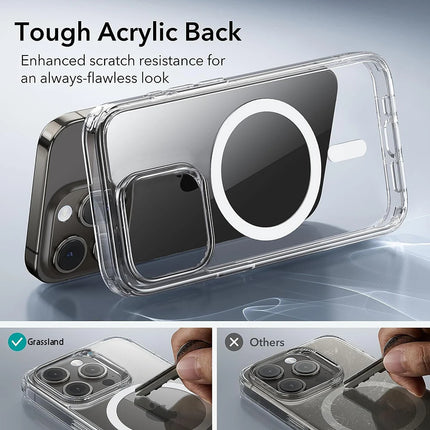 Transparent MagSafe Case for iPhone – Magnetic Wireless Charging