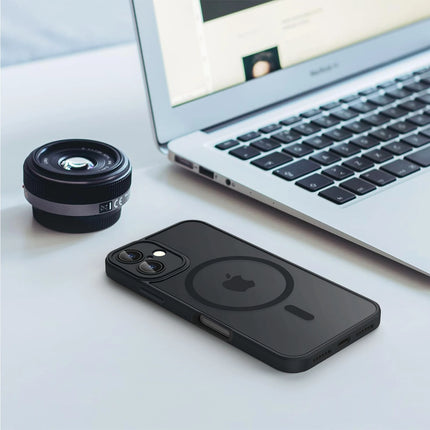 Magnetic Matte Armor Case for iPhone – MagSafe Compatible