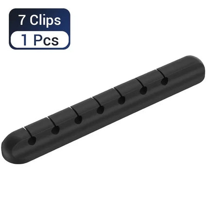 Silicone Cable Organizer Clips – Desktop Cable Management