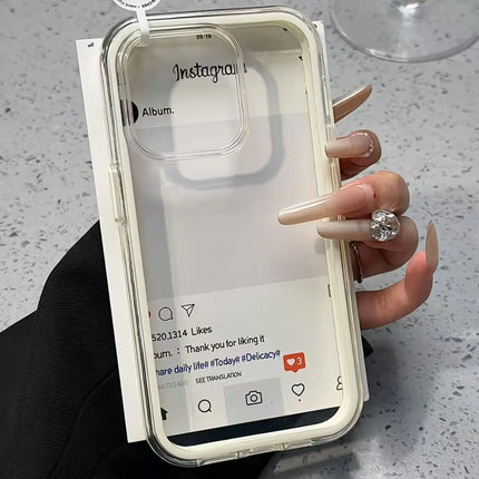Candy Color Clear iPhone Case – Shockproof Acrylic Bumper