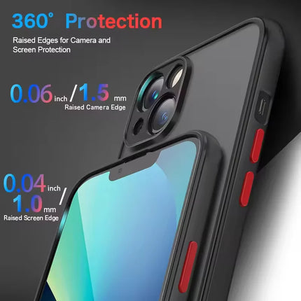 Matte Armor MagSafe iPhone Case – Shockproof Magnetic Cover