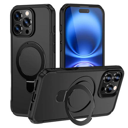 Luxury Leather Wallet Flip Case for iPhone – Card Holder + Stand