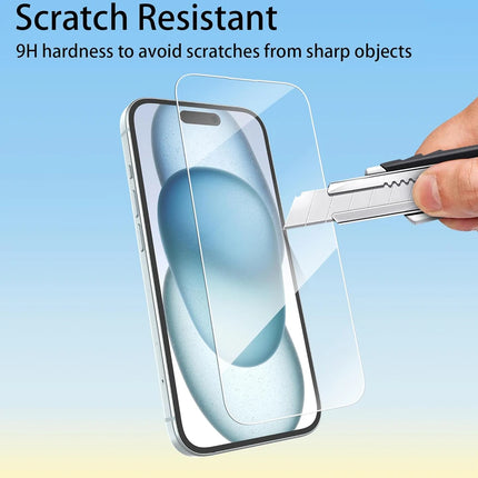 Clear Tempered Glass Screen Protector for iPhone