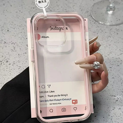 Candy Color Clear iPhone Case – Shockproof Acrylic Bumper