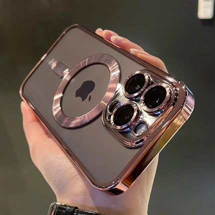 Luxury Plating Clear MagSafe Case for iPhone – Chrome Finish