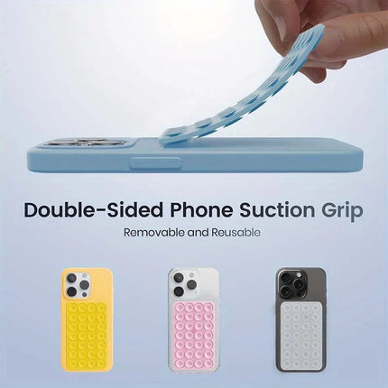 Silicone Suction Cup Phone Mount – Double-Sided Hands-Free Holder