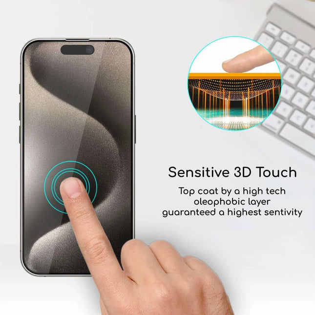 Clear Tempered Glass Screen Protector for iPhone