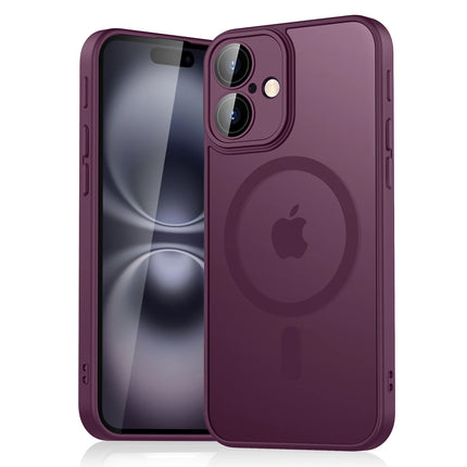 Magnetic Matte Armor Case for iPhone – MagSafe Compatible