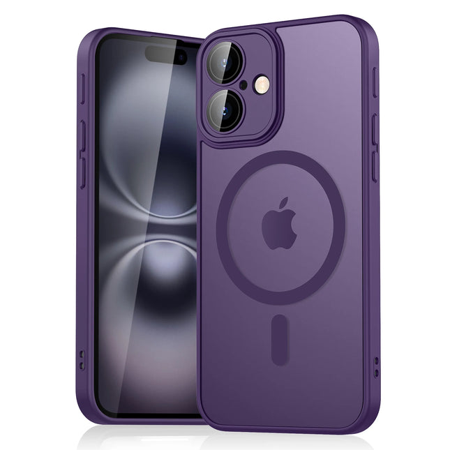 Magnetic Matte Armor Case for iPhone – MagSafe Compatible