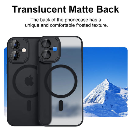 Magnetic Matte Armor Case for iPhone – MagSafe Compatible