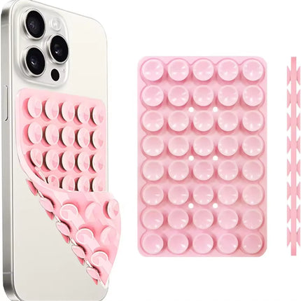 Silicone Suction Cup Phone Mount – Double-Sided Hands-Free Holder