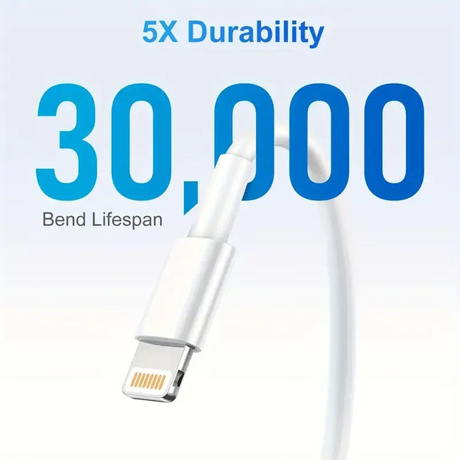 MFi Certified Lightning Cable for iPhone – 1, 2 or 3 Pack