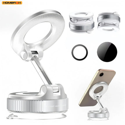 360° Magnetic Phone Holder – N52 Tri-Axis Mount for Car, Desk & Wall