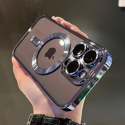 Luxury Plating Clear MagSafe Case for iPhone – Chrome Finish