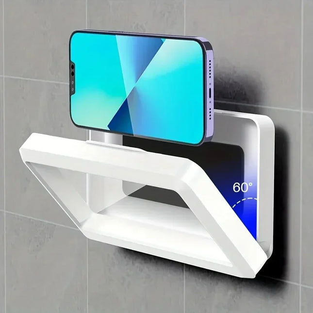 Waterproof Shower Phone Holder – Anti-Fog, Touch-Sensitive, Wall Mount