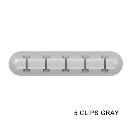 Silicone Cable Organizer Clips – Desktop Cable Management
