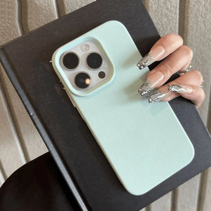 Leather-Texture Shockproof iPhone Case – Soft TPU, iPhone 11–17