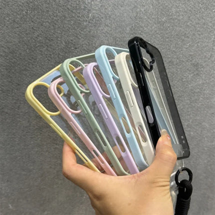 Candy Color Bumper iPhone Case with Lanyard