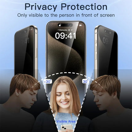 Privacy Tempered Glass iPhone Screen Protector