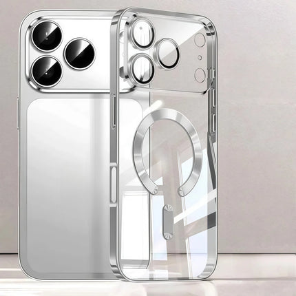 Luxury Plating Clear Case for iPhone 17 – Camera Protection + MagSafe