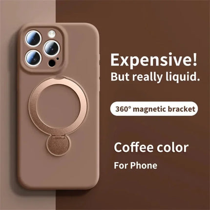 Magnetic Ring Stand iPhone Case