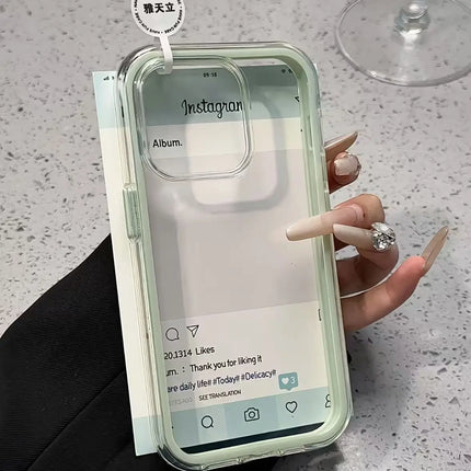 Candy Color Clear iPhone Case – Shockproof Acrylic Bumper