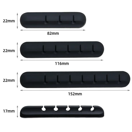 Silicone Cable Organizer Clips – Desktop Cable Management
