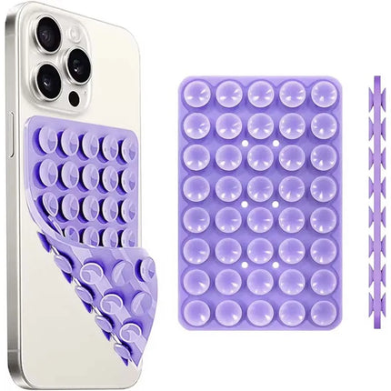 Silicone Suction Cup Phone Mount – Double-Sided Hands-Free Holder