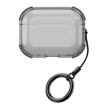 Clear AirPods Pro 3 Case – TPU Shockproof Cover with Lanyard & Keychain