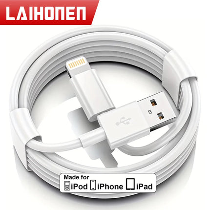 MFi Certified Lightning Cable for iPhone – 1, 2 or 3 Pack