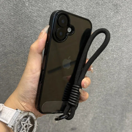Candy Color Bumper iPhone Case with Lanyard