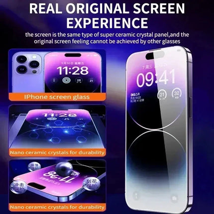 3-Pack HD Tempered Glass Screen Protector for iPhone