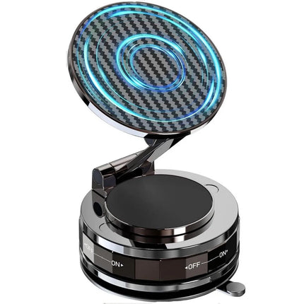 360° Magnetic Suction Car Phone Mount – MagSafe, Foldable, Multi-Surface